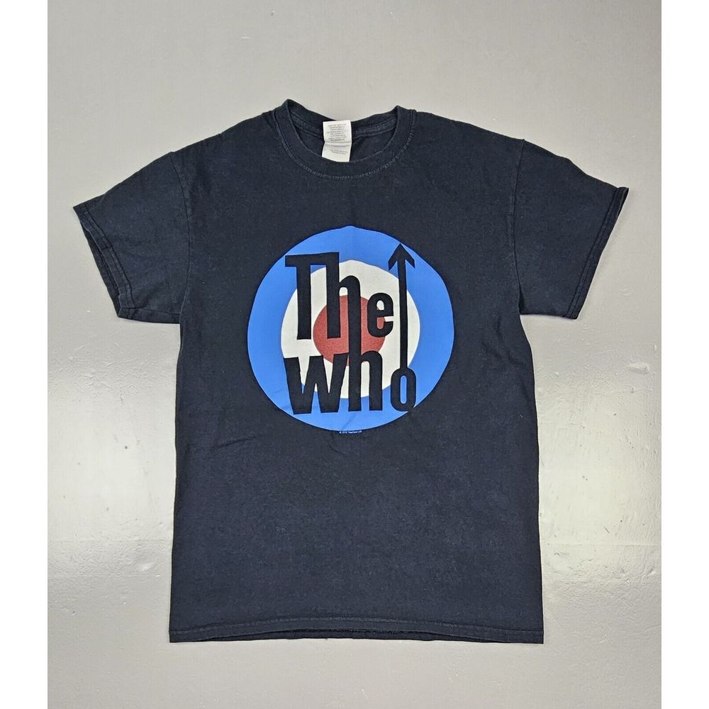 The Who Band T-Shirt Mens Small. Vintage Rock‎ & Roll 2012 Music Tee Big Logo.
